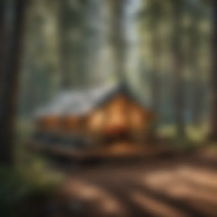 Accommodations for Group Camping A large tent set up for a group camping experience