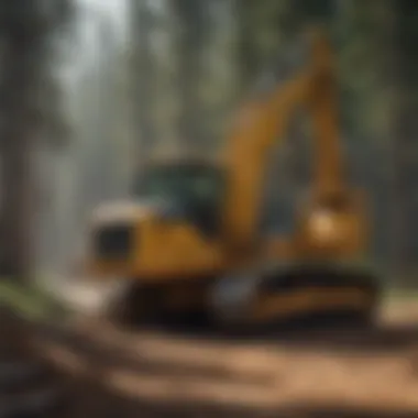 Cutting-Edge Heavy Equipment Being Utilized Specialized heavy equipment in use