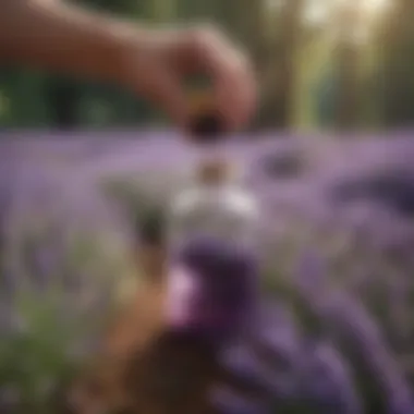 Essential oils extraction process from lavender flowers