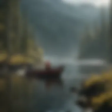 A vibrant fishing scene in Alaska representing seasonal employment