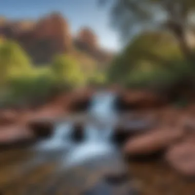 Majestic Cascade in Sedona Majestic Cascade in Sedona