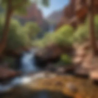 Tranquil Waterfall Haven Tranquil Waterfall Haven