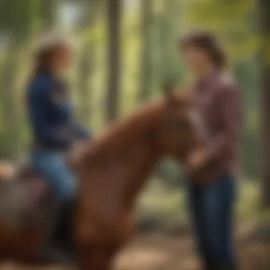 Equestrian Bonding at Texas Horse Camp