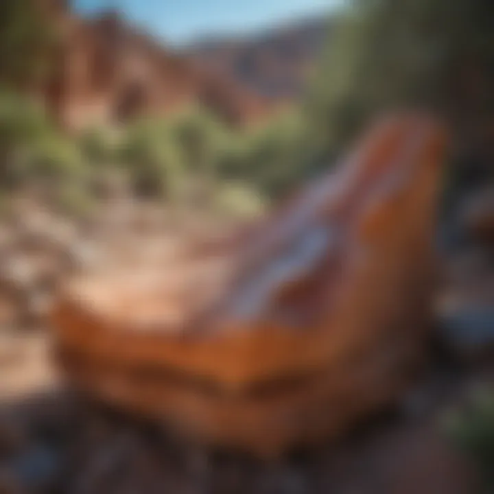 Unique Geological Formations in Jemez Close-up view of unique geological formations near a hot spring