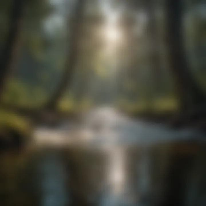 Ripple Effect of Air on Water