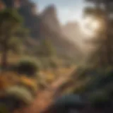 Vast landscape of the Southwestern US showcasing diverse terrain.