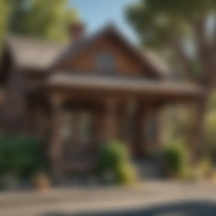 Historic buildings in downtown Lee Vining