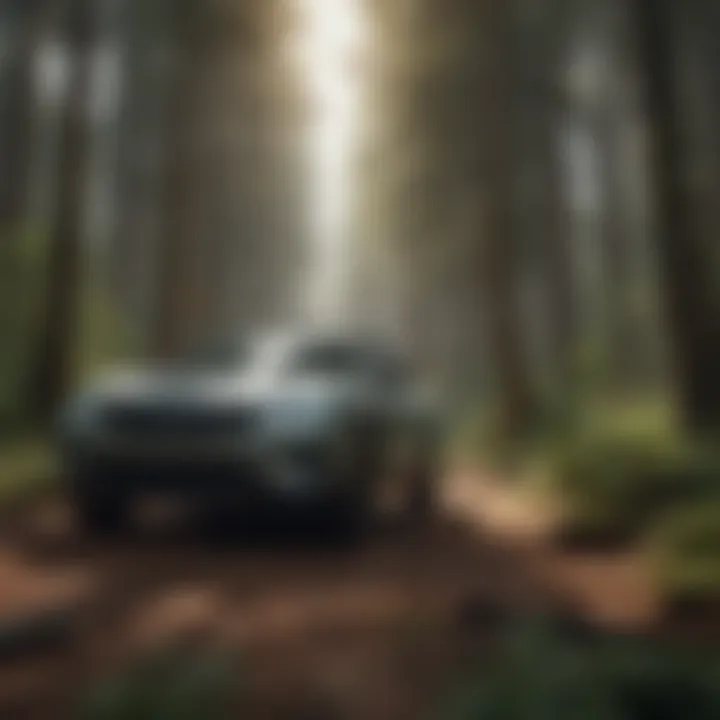 Lidar technology in action within a forest environment