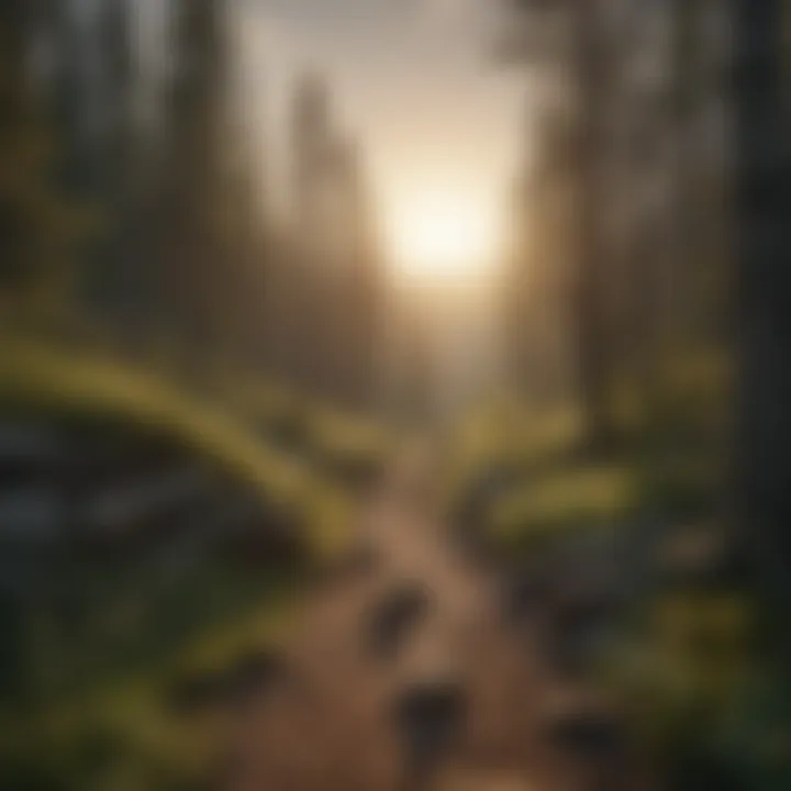 Majestic Mountain Views Along the Trail