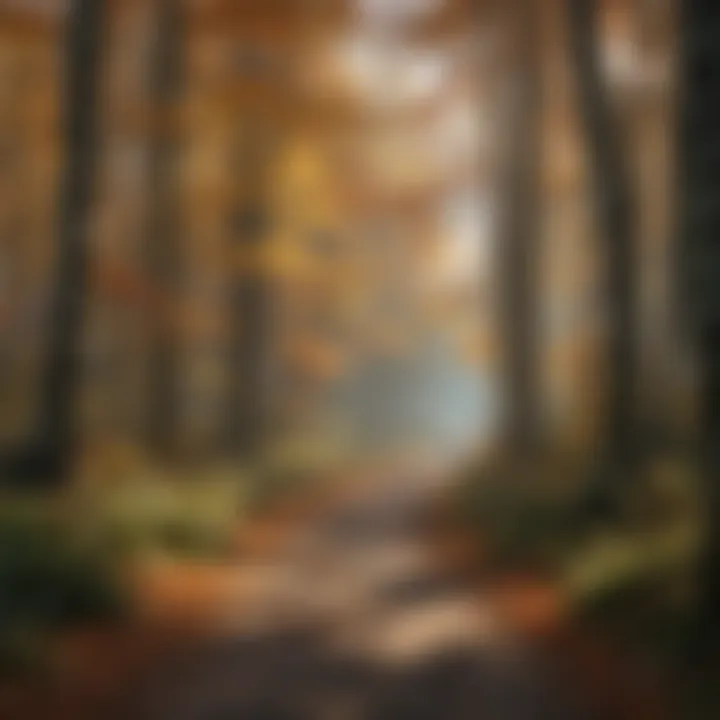 Serene Forest Trail in Autumn