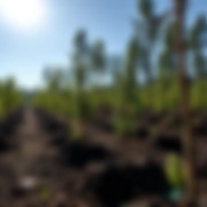 Sustainable Practices in Forestry Sustainable forestry practices illustrated through tree planting.