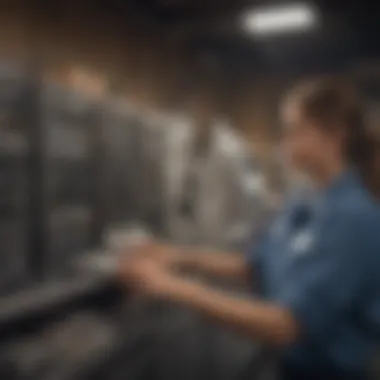 Adapting Technology in Mailroom Operations Mailroom clerk utilizing technology