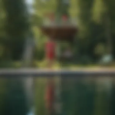 Teen working as a lifeguard in a Minnesota pool