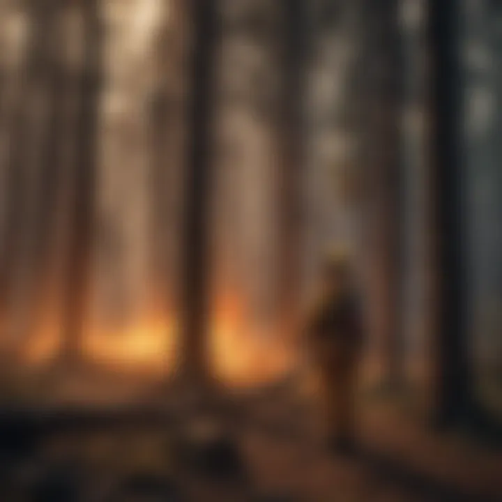 Wildfire Detection Technology Cutting-edge wildfire detection technology in action