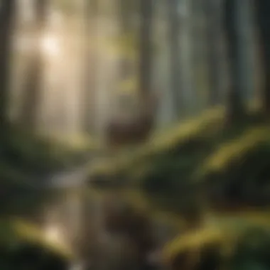 Wildlife in Natural Habitat Diverse wildlife roaming freely in their natural habitat