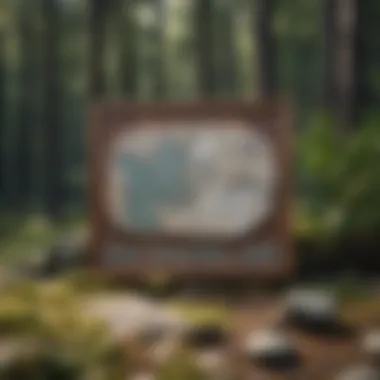 Educational signage detailing the geological history of Mount St. Helens