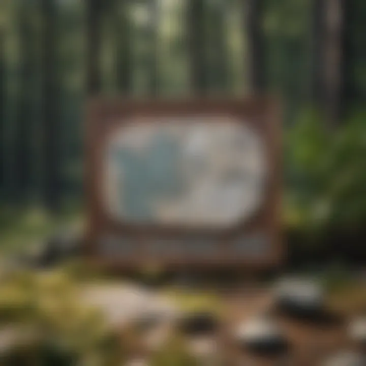 Educational signage detailing the geological history of Mount St. Helens