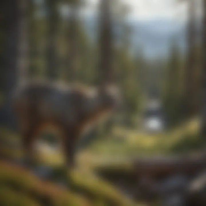 Wildlife in its natural habitat near Mt. Evans