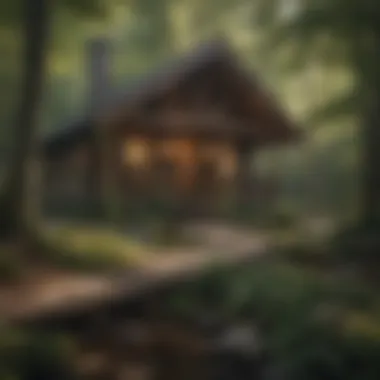 Charming Cabin Retreat Charming cabin nestled in the woods near Nantahala Lake