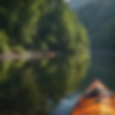 Kayaking Adventures on Nantahala Lake Adventurous visitors kayaking on Nantahala Lake