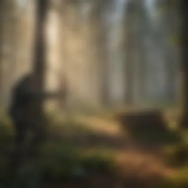 Sustainable Forestry and Environmental Awareness A vibrant forest scene illustrating sustainable forestry practices.