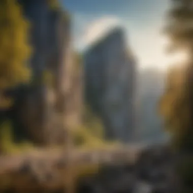 Unique rock formations at Seneca Rocks