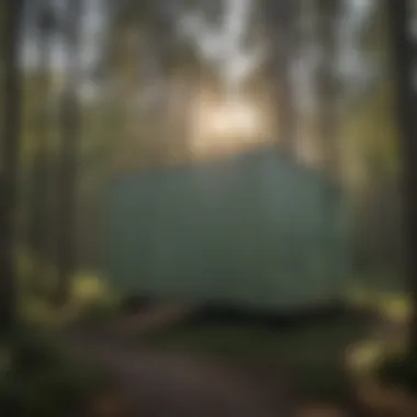 Innovative storage facility designed for ecological preservation.