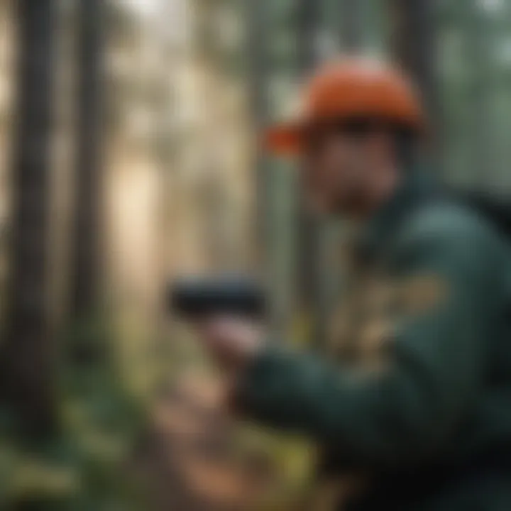 An educational workshop on forestry management techniques