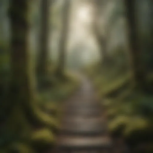 Enchanting Mossy Pathway