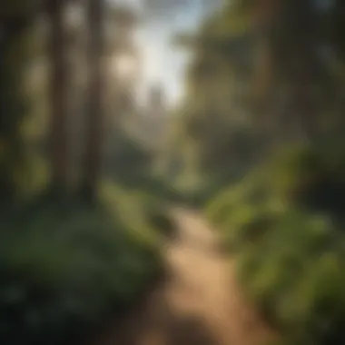 Breathtaking view of Balboa Park's lush greenery