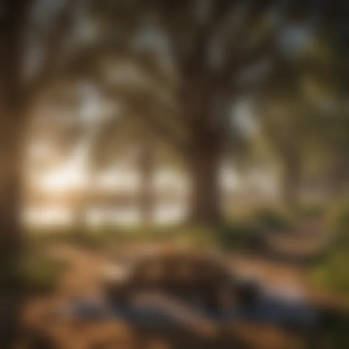 Charming picnic scene in Mission Bay Park