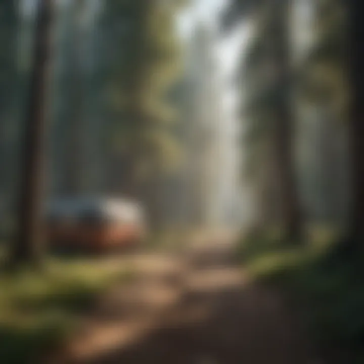 Visitors enjoying recreational activities at Pine Mountain RV Park