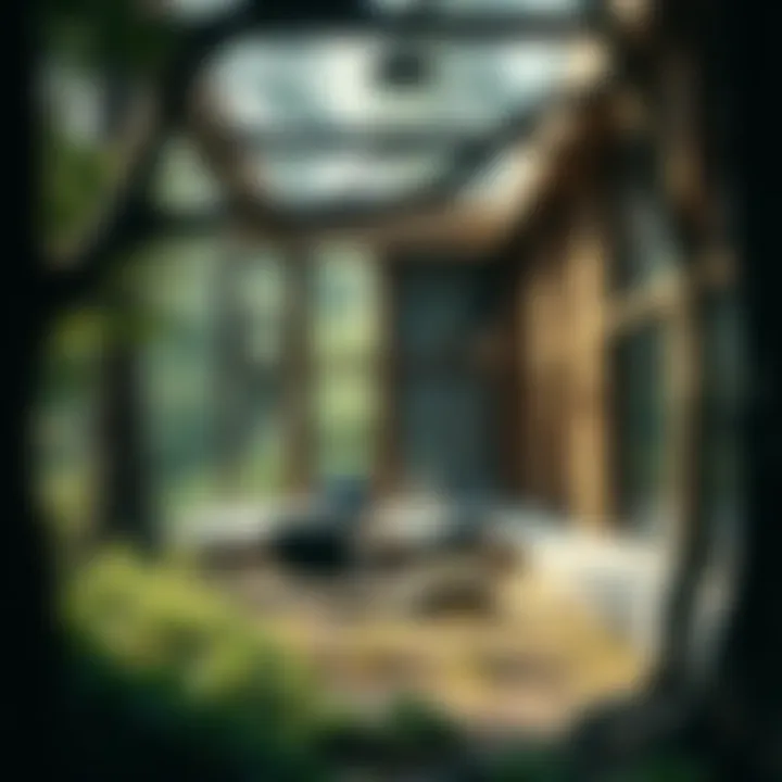 Sustainable Architecture: A Vision with Reclaimed Materials Sustainable architecture featuring reclaimed materials