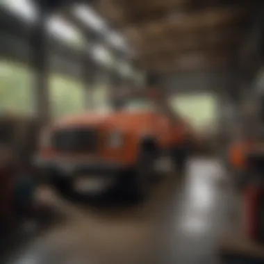 Modern Agricultural Diesel Mechanic Workshop