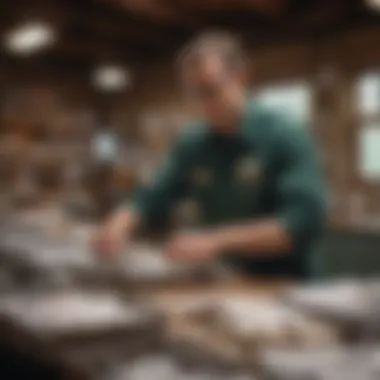 Efficiently Sorting Mail Seasonal Post Office Worker Sorting Mail