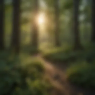 A diverse array of native wildlife thriving in Shawnee Forest, illustrating its ecological richness