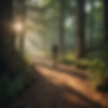 Visitors engaging in recreational activities such as hiking and birdwatching within Shawnee Forest