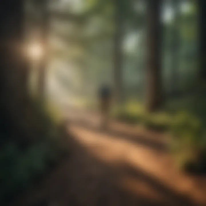 Visitors engaging in recreational activities such as hiking and birdwatching within Shawnee Forest