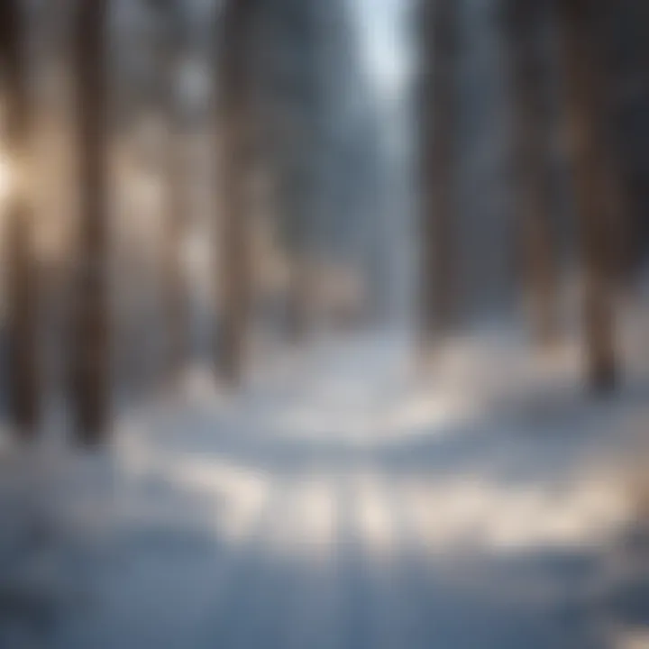 Skiers on Flagstaff Trails Skiers navigating through the pristine trails of Flagstaff