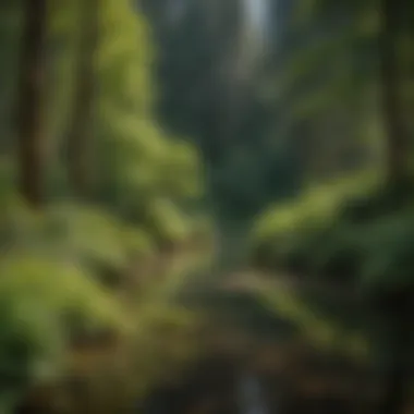 Nature's Oasis in Vancouver Lush greenery and a tranquil lake in a Vancouver park