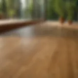 Sustainable bamboo flooring in modern architecture