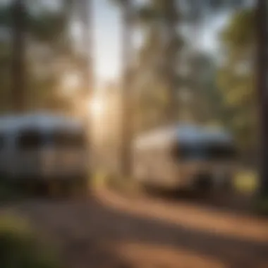 Comfortable RV Site in Texas State Park Welcoming RV site at Texas State Park host job