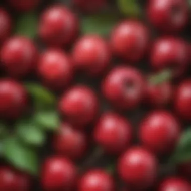 Unique Characteristics of Crabapple Fruits Close-up of American Crabapple fruits highlighting their unique characteristics