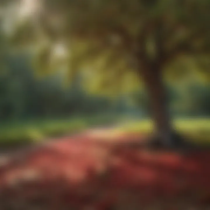 Ecological habitat featuring American Crabapple among native plant species