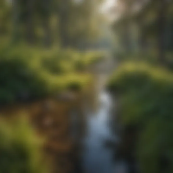 A scenic overview of South Dakota's varied aquatic ecosystems