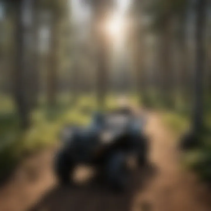 Sign showcasing legal guidelines for ATV riding in Colorado