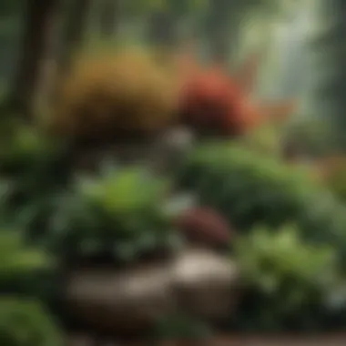 Elegant Rockery Plant Arrangement Elegant Rockery Plant Arrangement