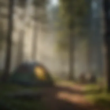 Connecting with Nature: The Joys of Camping A diverse group of campers enjoying their time at a picturesque site