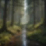 Breathtaking view of a diverse forest ecosystem