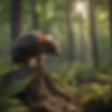 A forest landscape showcasing the Indiana bat's habitat.